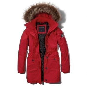 $400 Premium Abercrombie & Fitch Fur Parka Jacket